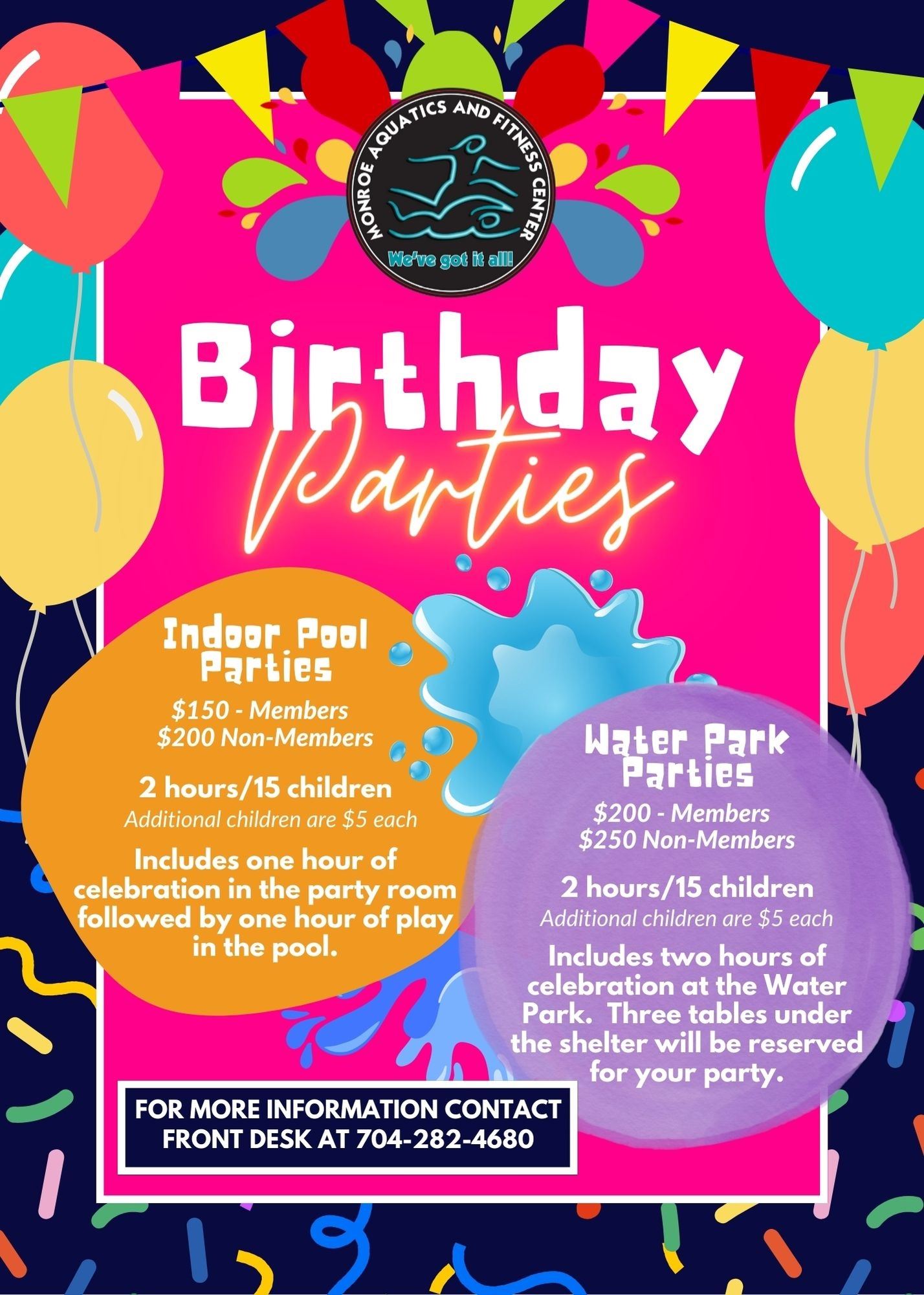 Birthday Parties Flyer