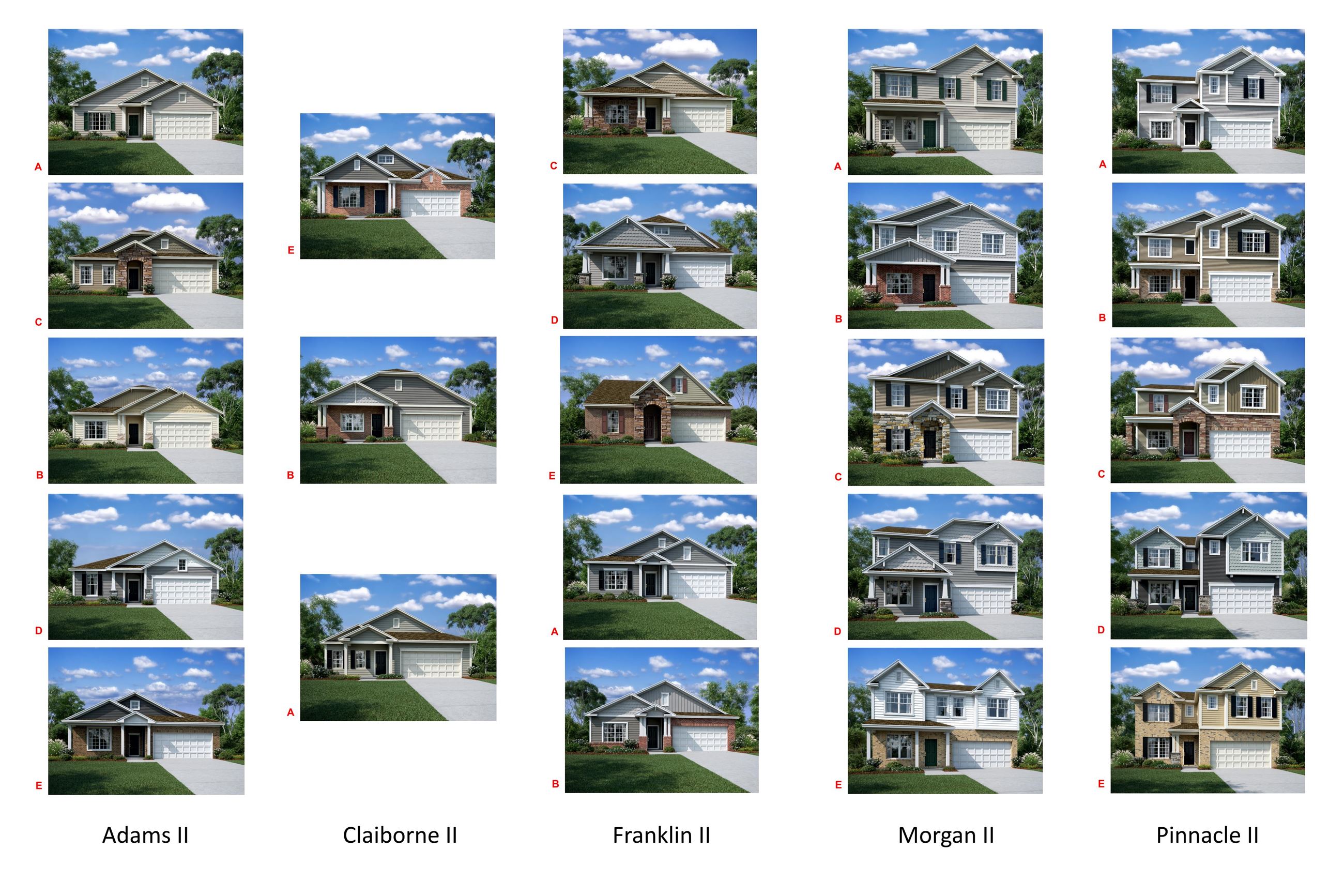 Villages at Rocky River East Elevations