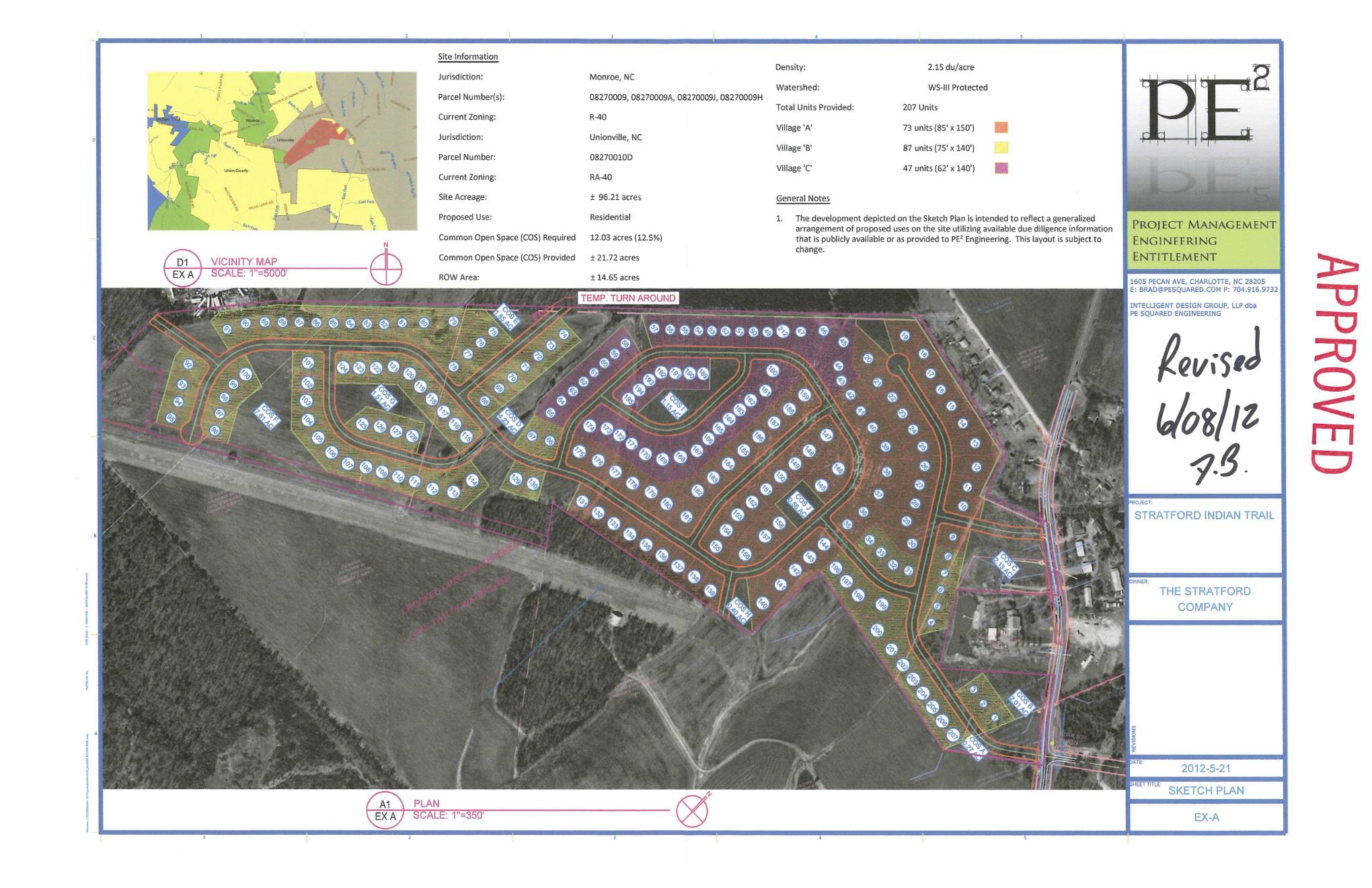 Stratford Modified Site Plan 2012