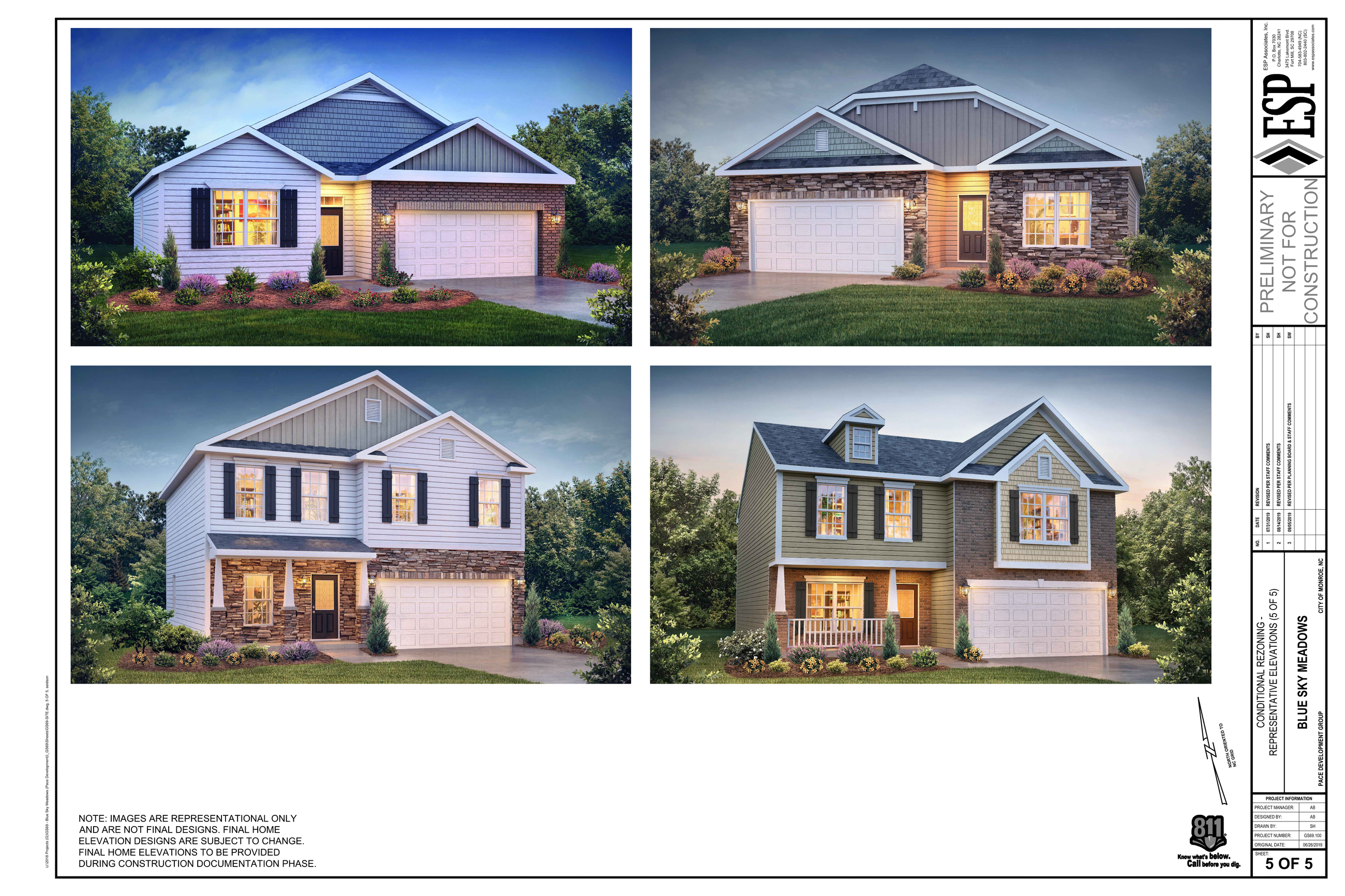 Blue Sky Meadows Elevations