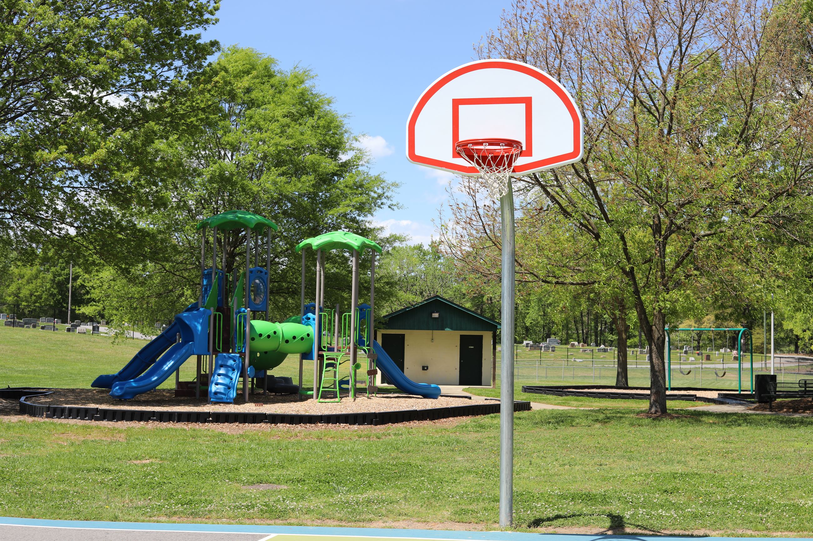 Creft Park Basketball Hoop and Playground