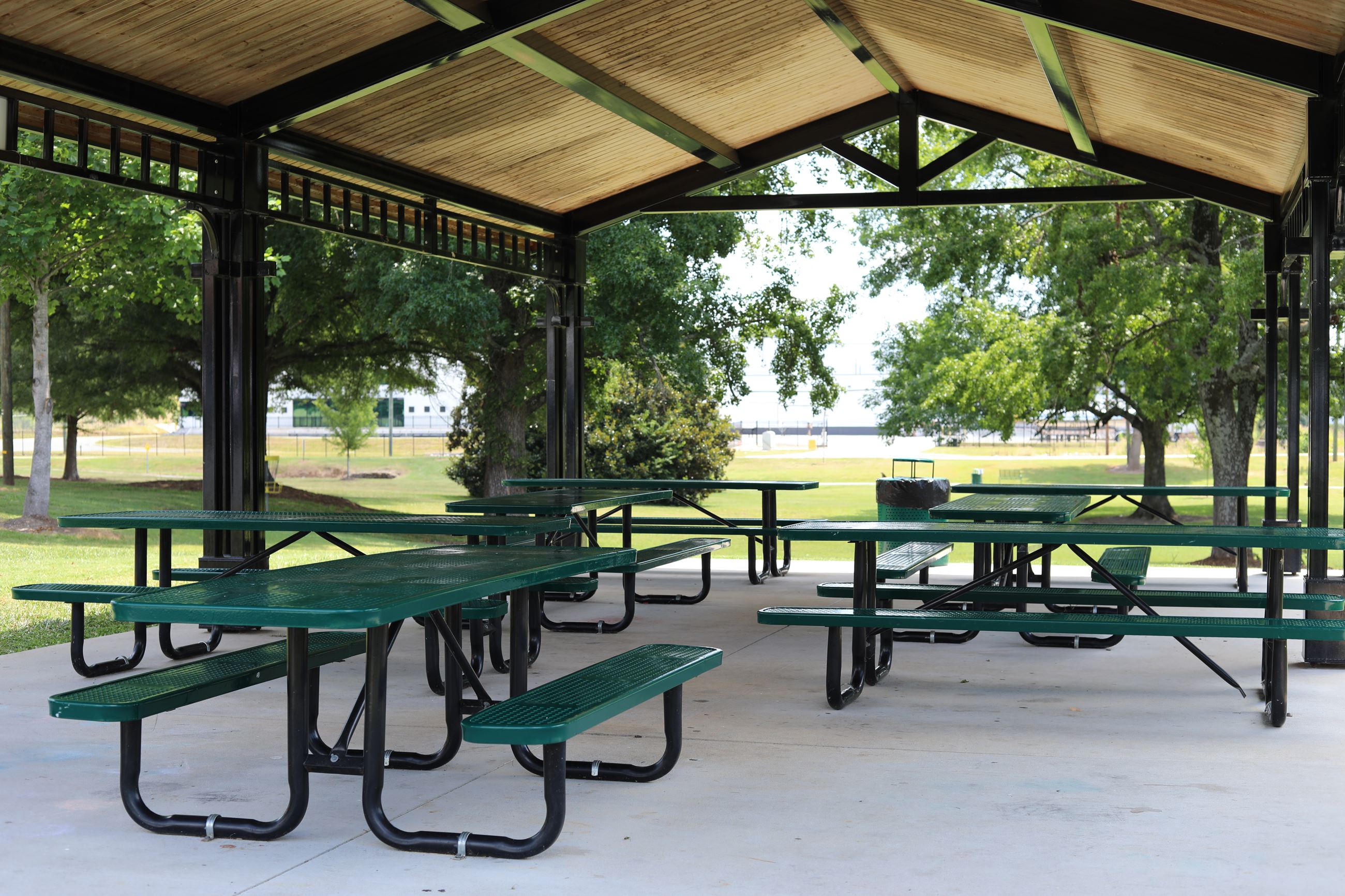 Community Centers - Dickerson Picnic Shelter Inside Seating