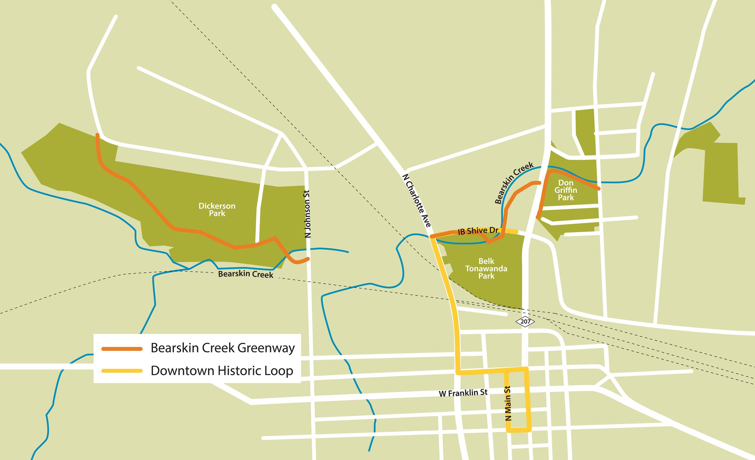 Greenway Map
