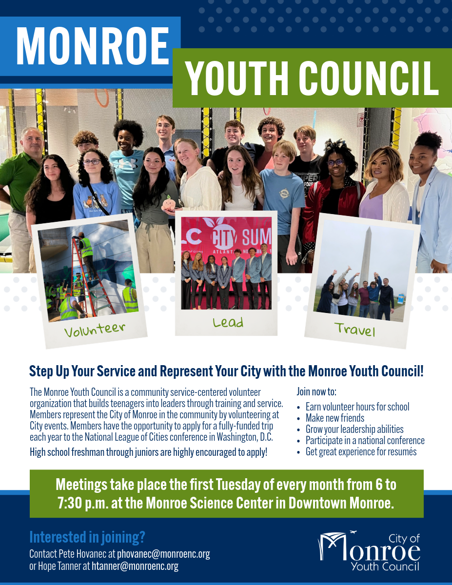 Monroe Youth Council Apply Today